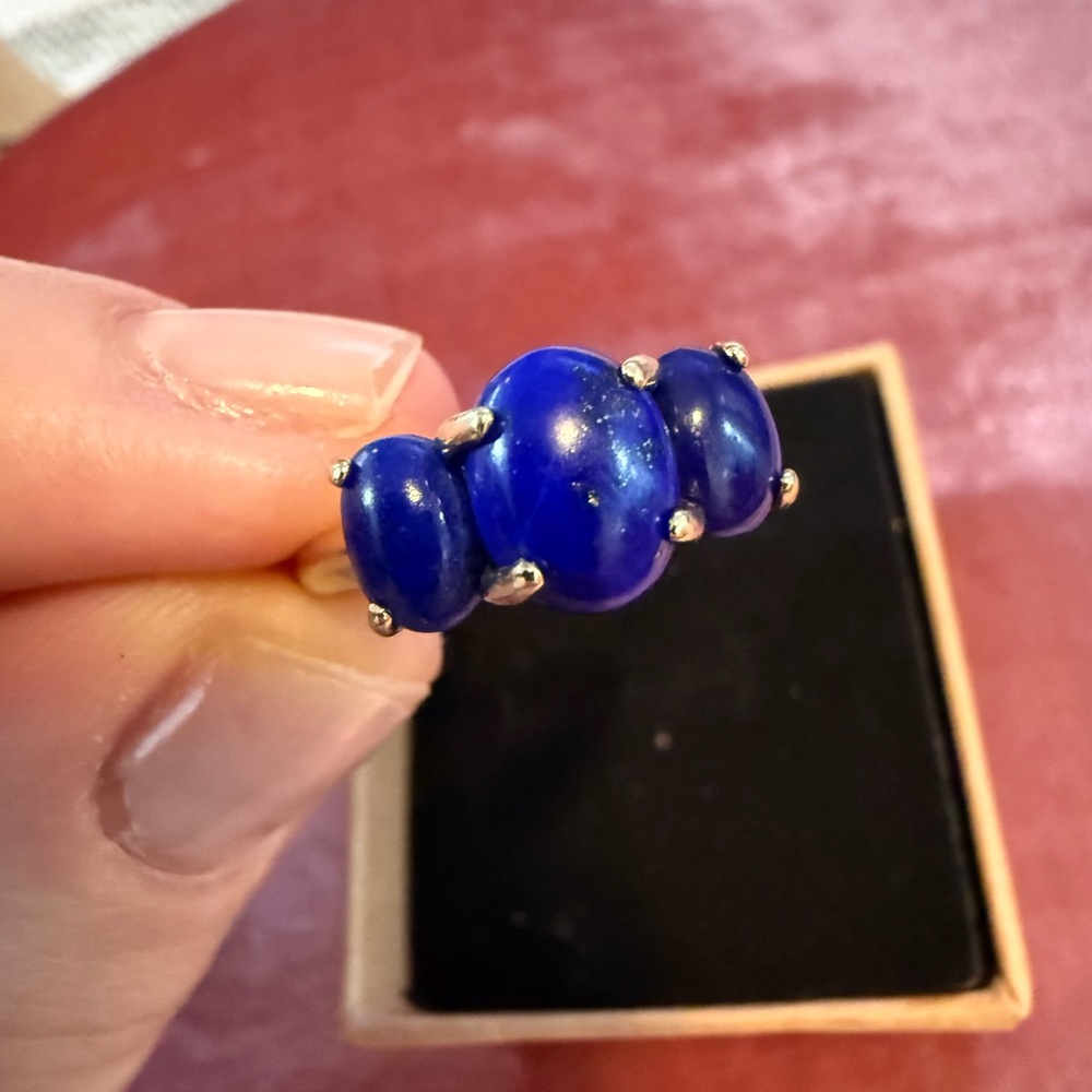 Elegant Blue Stone Ring